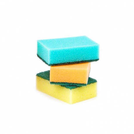 Кухонные губки PATERRA AKTIV maxi 65х95 мм, 5 шт. - Вид 1